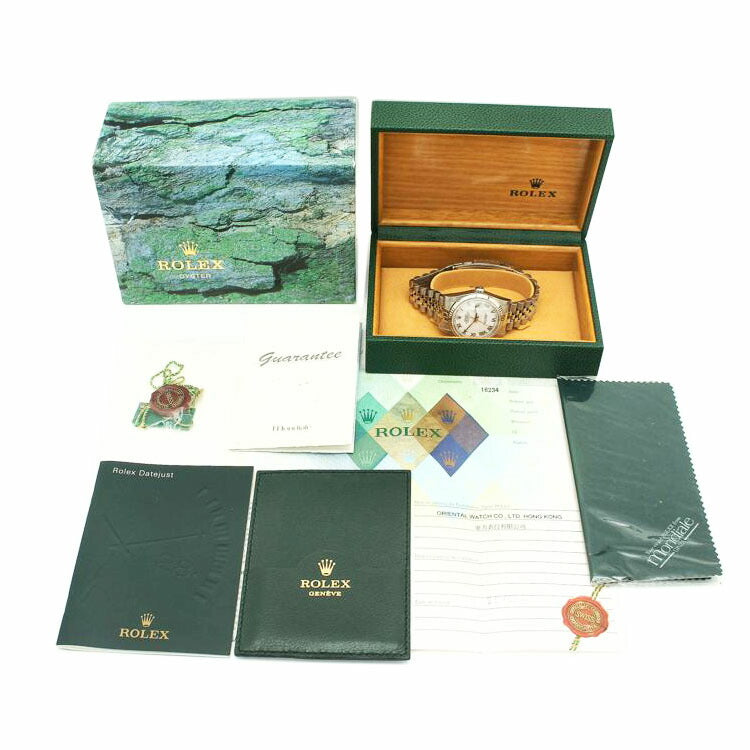 ROLEX ロレックス/DATE JUST ローマンインデックス/WG×SS/16234//Y63****/Aランク/91