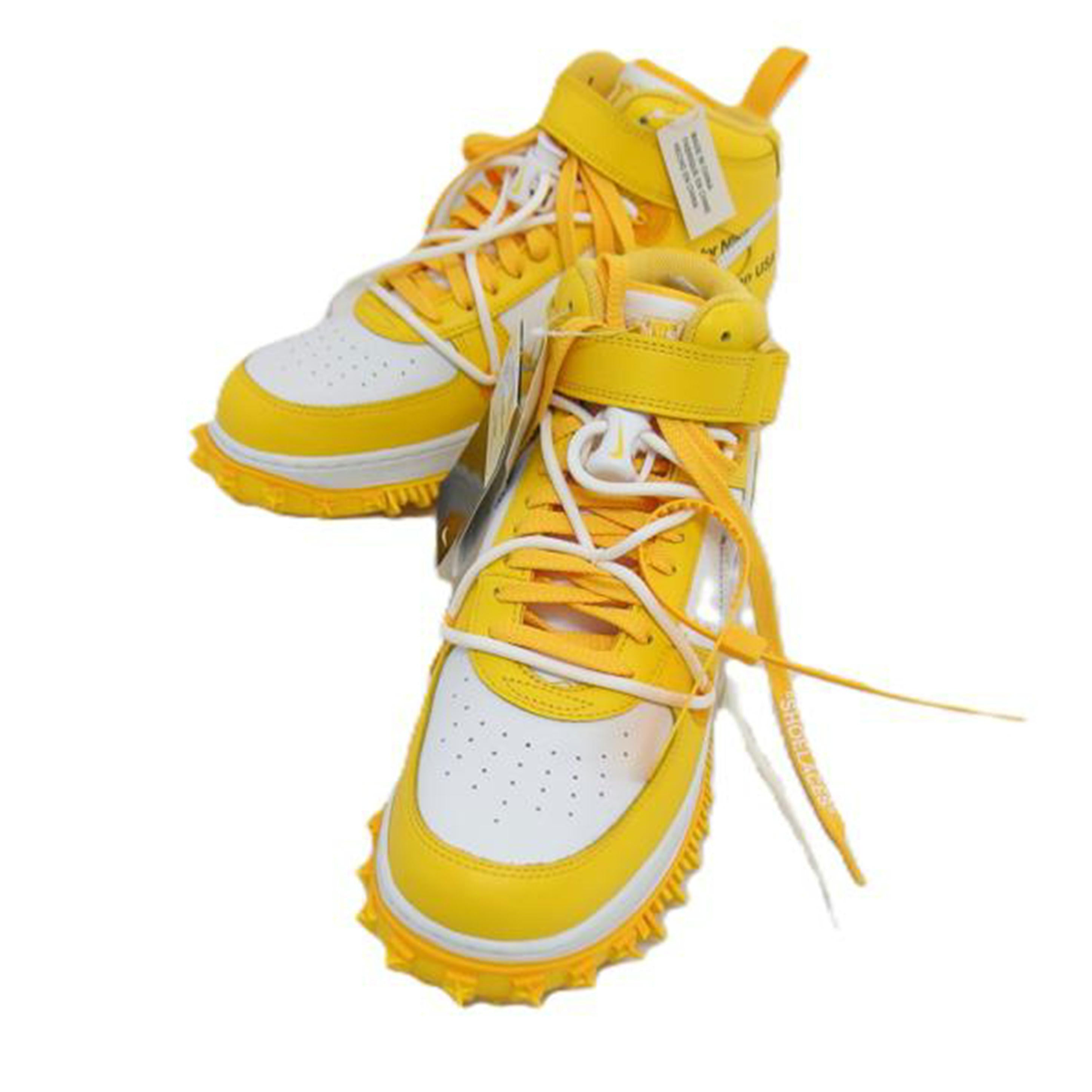 NIKE×Off-White ナイキ×オフホワイト/ AIR FORCE 1 MID SP LTHR/DR0500 101//SAランク/04