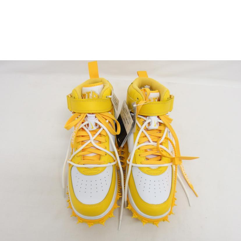 NIKE×Off-White ナイキ×オフホワイト/ AIR FORCE 1 MID SP LTHR/DR0500 101//SAランク/04