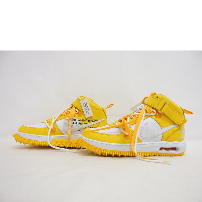 NIKE×Off-White ナイキ×オフホワイト/ AIR FORCE 1 MID SP LTHR/DR0500 101//SAランク/04