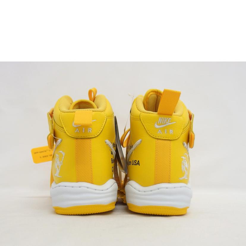 NIKE×Off-White ナイキ×オフホワイト/ AIR FORCE 1 MID SP LTHR/DR0500 101//SAランク/04