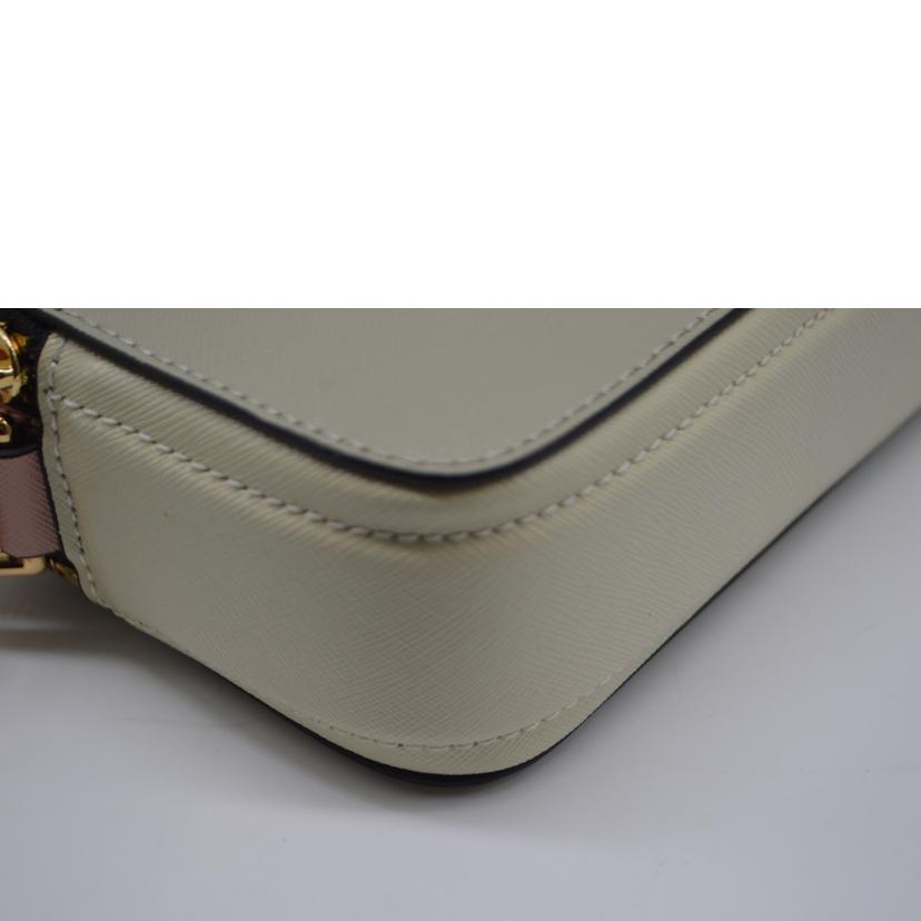MARC JACOBS マーケティング/スナップショットショルダーバッグ/ベージュ/M0014146//Sランク/89