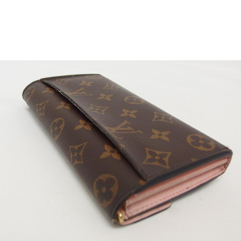 LV ルイヴィトン 長財布/ポルトフォイユ・サラ/モノグラム/ローズバレリーヌ/M62235//MI3***/Bランク/04