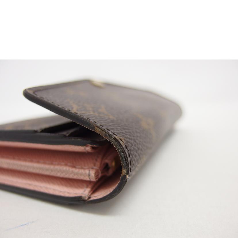 LV ルイヴィトン 長財布/ポルトフォイユ・サラ/モノグラム/ローズバレリーヌ/M62235//MI3***/Bランク/04