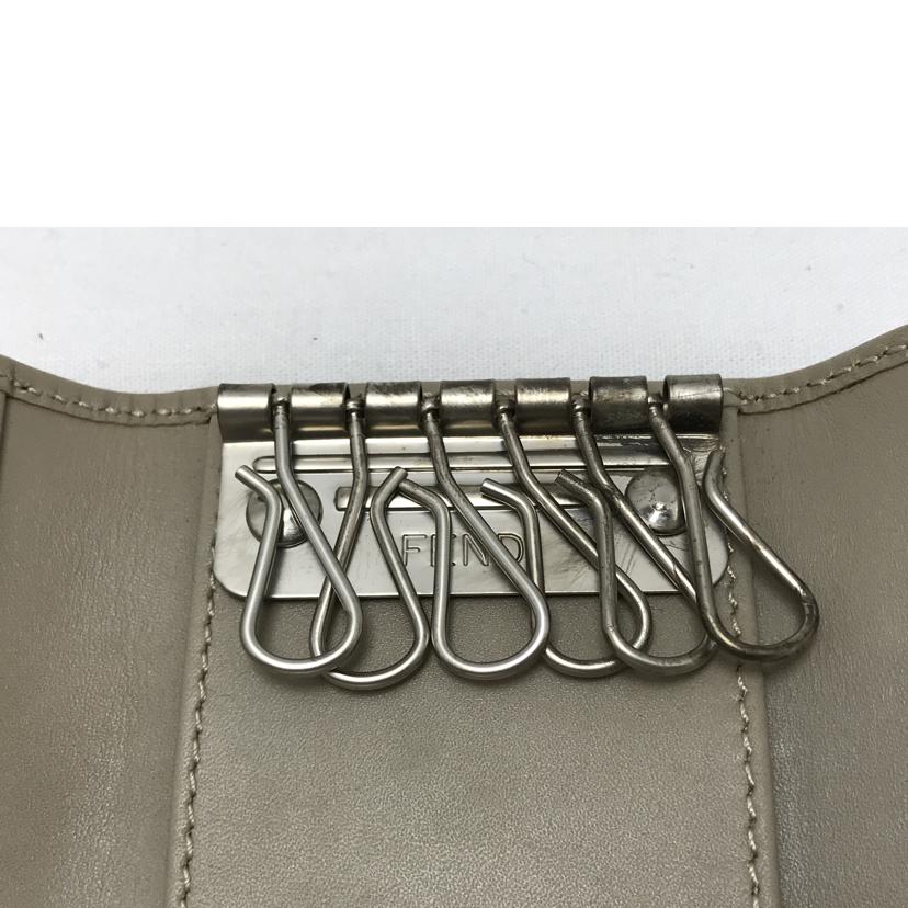 FENDI フェンディ/6連 キーケース ズッキーノ/2266.8AP002.KU8-048//ABランク/51
