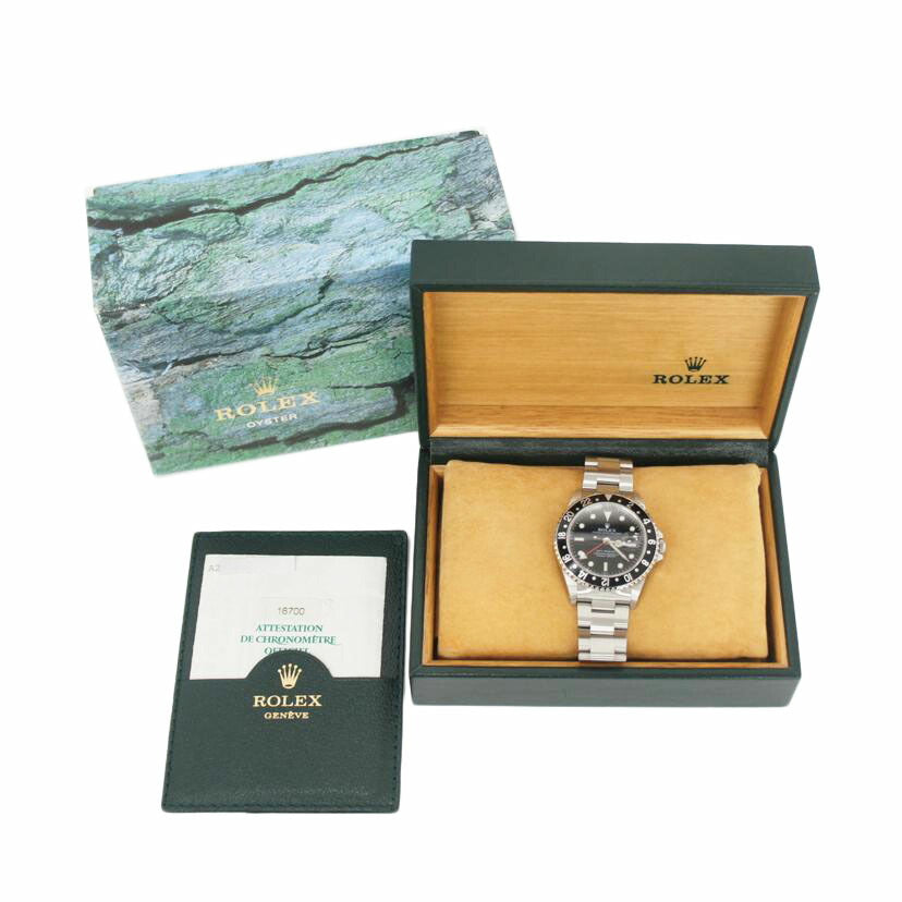 ROLEX ロレックス/GMTマスターブラックベゼル/A番/16700//A24**********/Aランク/75