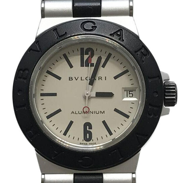 BVLGARI ブルガリ/アルミニウム アイボリー文字盤 クォーツ/AL32TA//M51***/ABランク/51