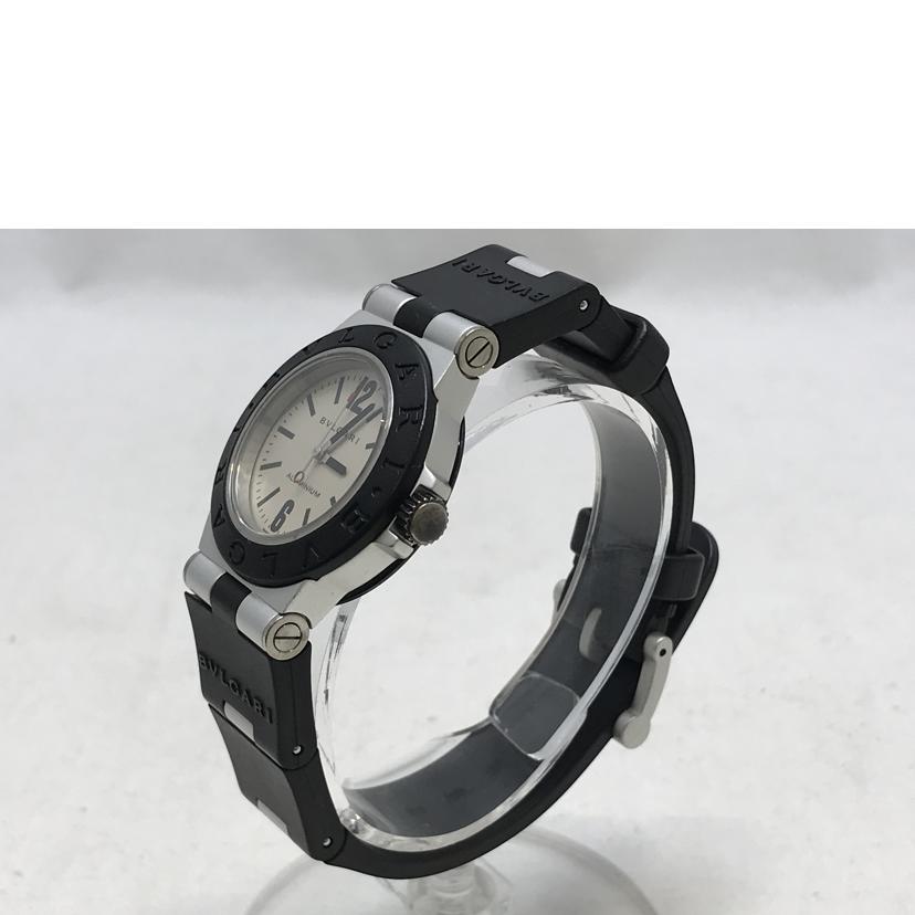 BVLGARI ブルガリ/アルミニウム アイボリー文字盤 クォーツ/AL32TA//M51***/ABランク/51