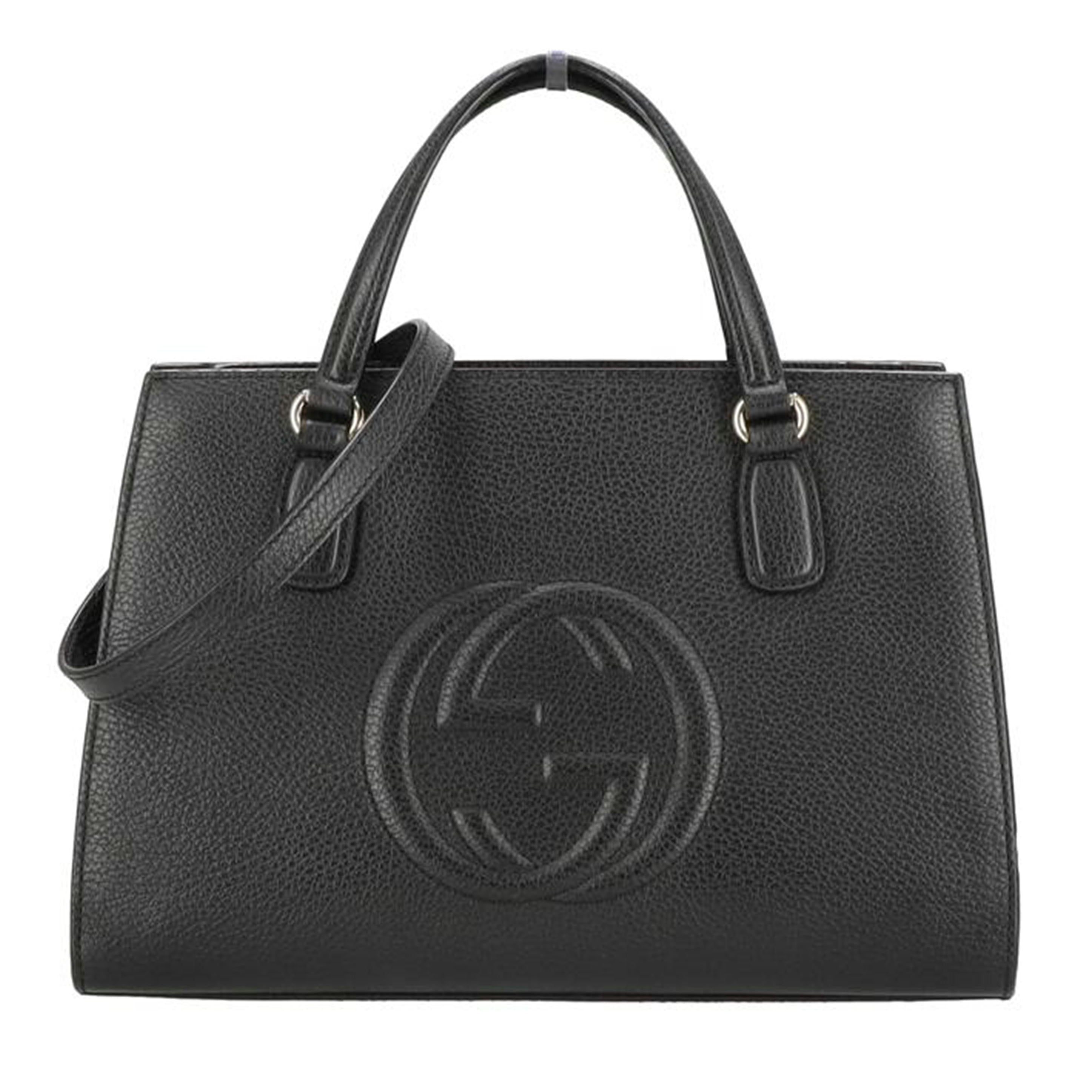 GUCCI グッチ/ソーホートップハンドル/2WAYショルダーバッグ/ブラック/431571//520***/ABランク/18