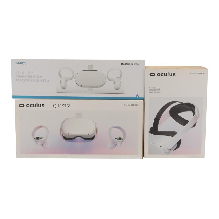 Oculus Facebook オキュラス /VRヘッドセット/Oculus Quest2 128GB/899-00183-02 KW49CM//1WMHHB693K1513/Bランク/09