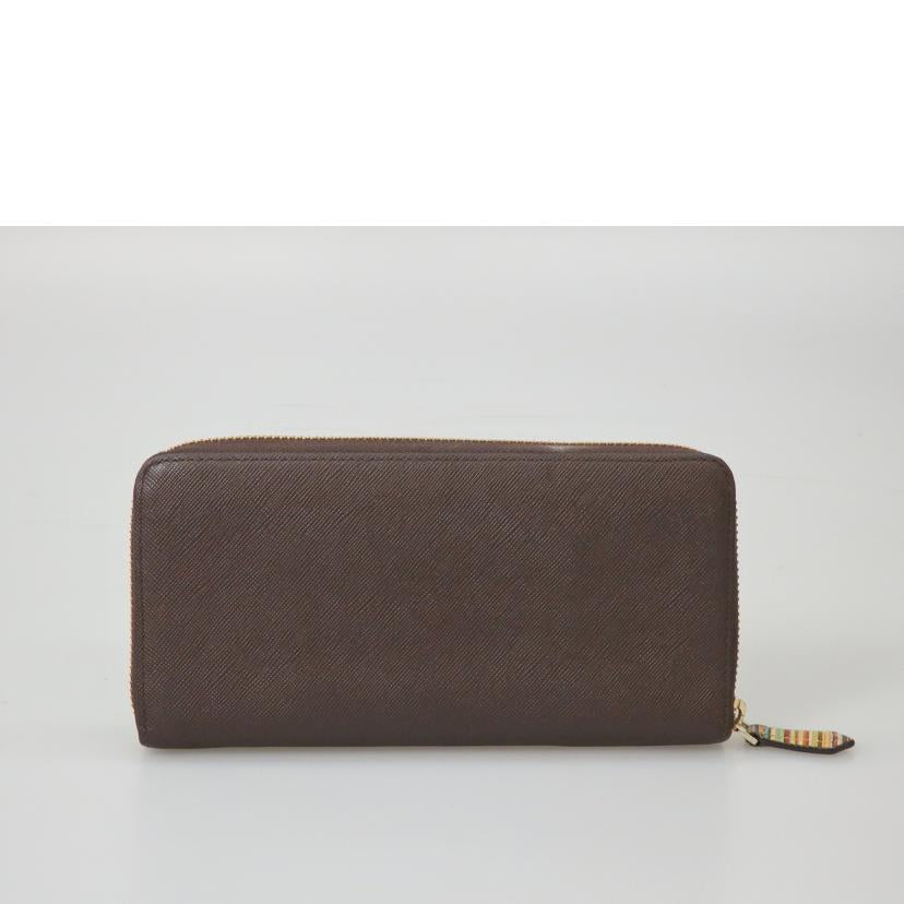 Paul Smith ポールスミス/ラウンドファスナー長財布/ブラウン/P785//ABランク/76