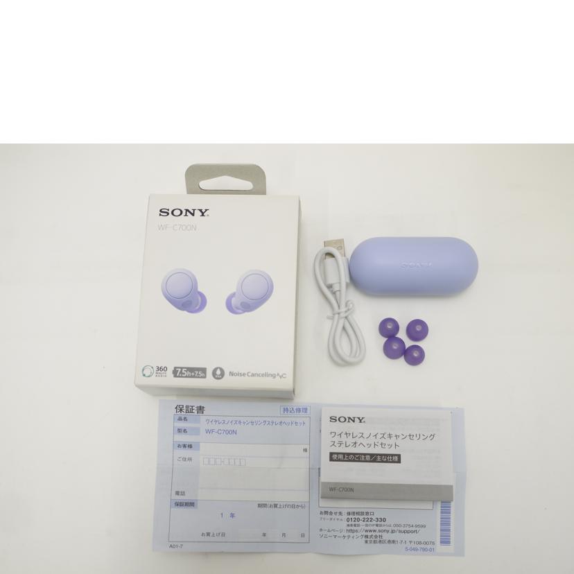 SONY ソニー/ワイヤレスイヤホン/WF-C700N//4026334/Aランク/69