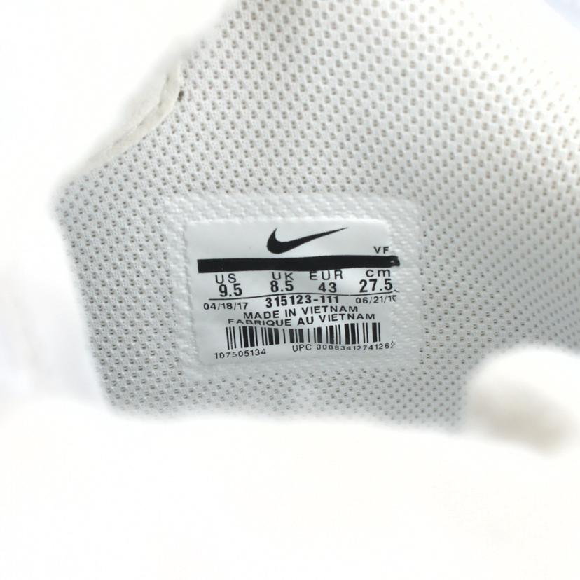 NIKE ナイキ/エアフォース1 MID'07WH/315123-111//00883412741262/ABランク/85