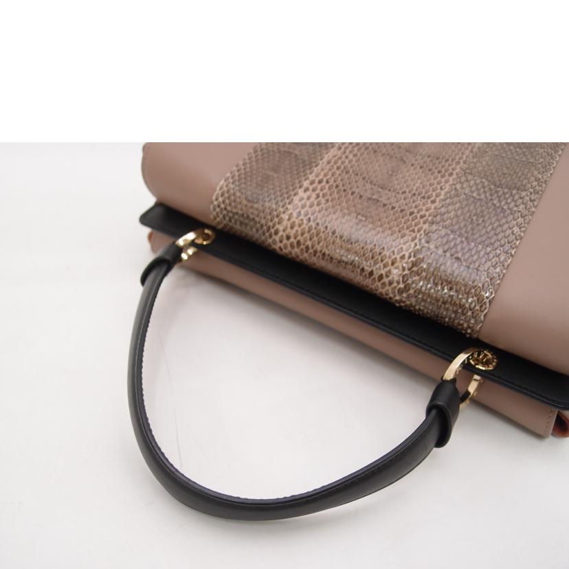 BVLGARI ブルガリ/ブルガリブルガリ2wayバッグ/ピンク系/39777//Aランク/69