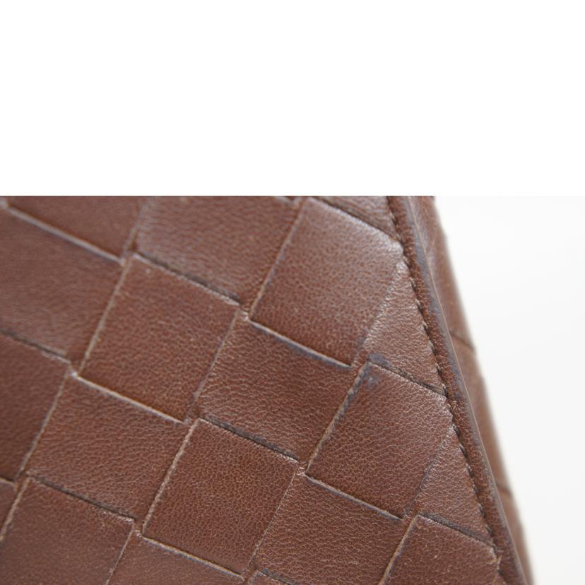 BOTTEGA VENETA ボッテガヴェネタ/イントレチャートミニウォレットブラウン//ABランク/92
