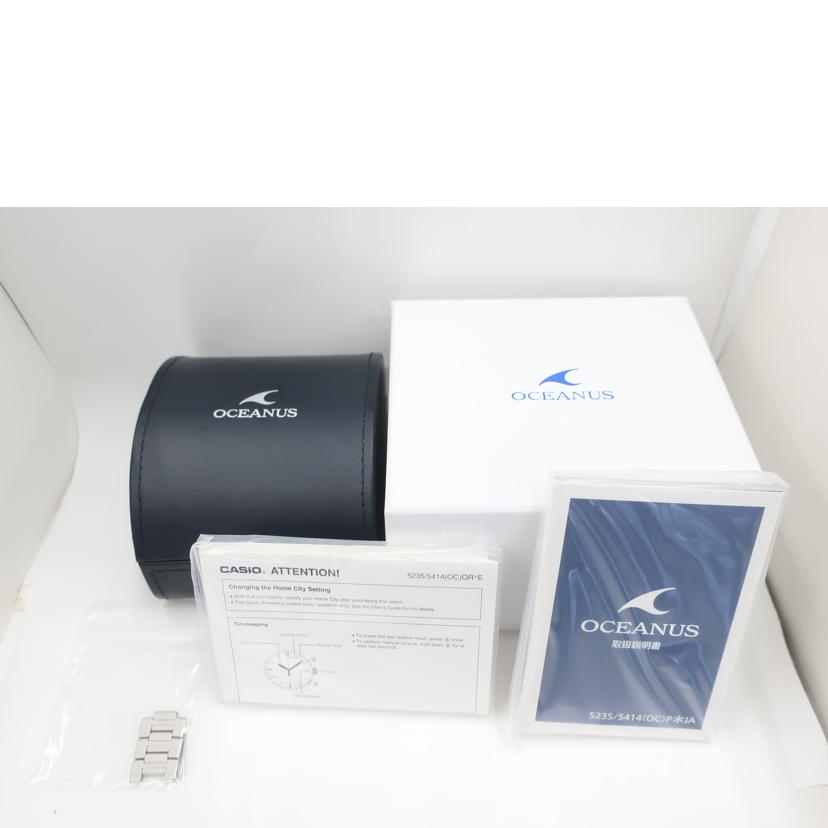 CASIO カシオ/OCEANUS オシアナス メンズ時計/OCW-T150-2AJF//001*****/Aランク/65