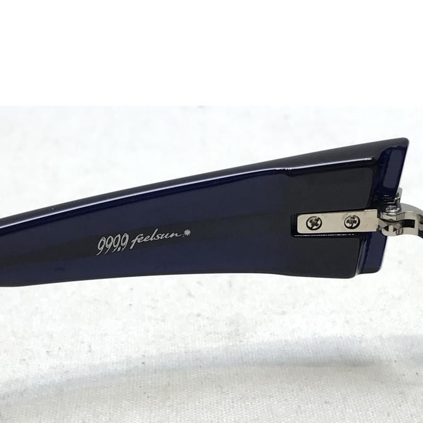 999.9 フォーナインズ/feelsun サングラス ブルー/F-01NP//ABランク/51