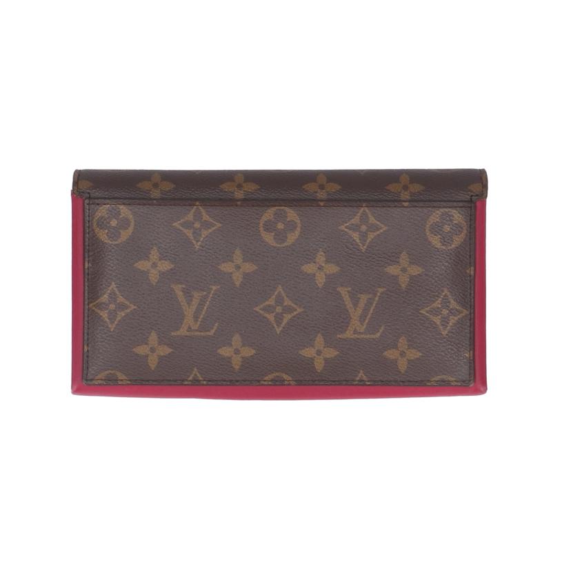 LOUIS VUITTON ルイ・ヴィトン/ポルトフォイユ・フロール/モノグラム/フューシャ/M64585//CA2***/Aランク/09