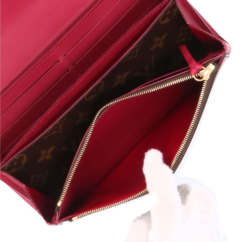 LOUIS VUITTON ルイ・ヴィトン/ポルトフォイユ・フロール/モノグラム/フューシャ/M64585//CA2***/Aランク/09