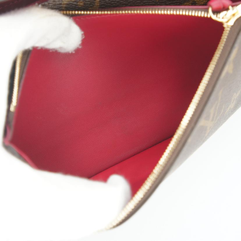 LOUIS VUITTON ルイ・ヴィトン/ポルトフォイユ・フロール/モノグラム/フューシャ/M64585//CA2***/Aランク/09