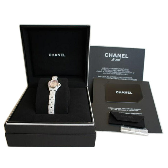 CHANEL シャネル/J12XSピンクサファイア/1200本限定/セラミックQZ/H5512//NQH*****/Aランク/92