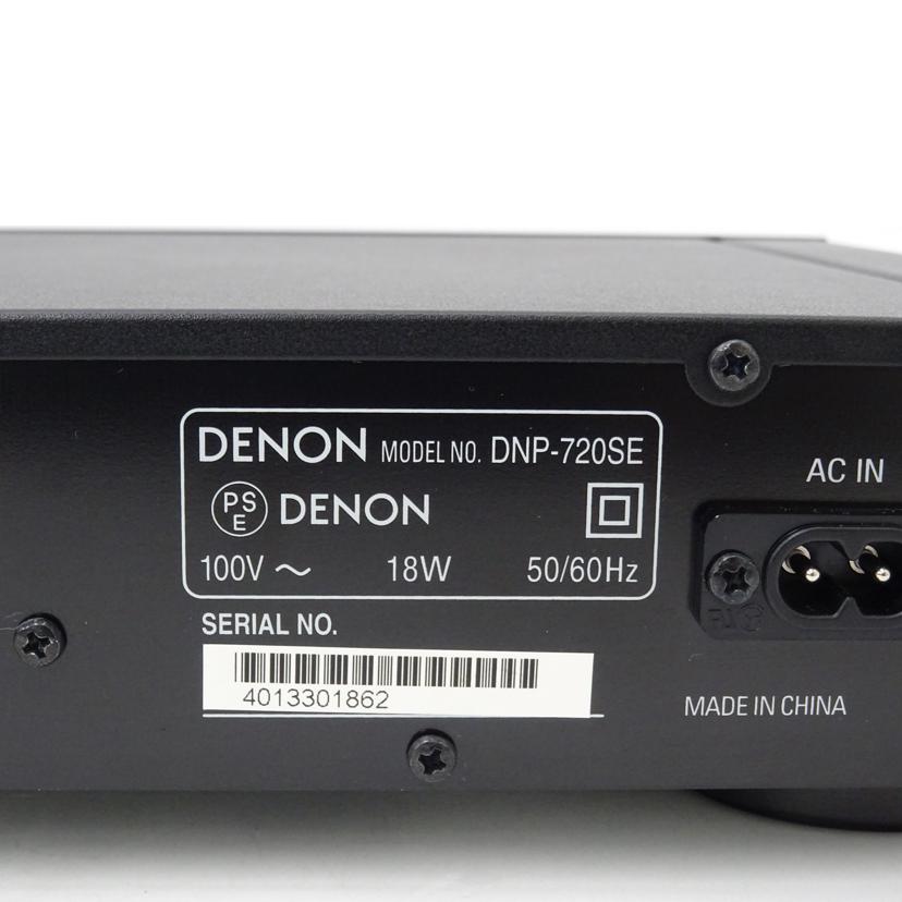DENON デノン /ネットワークオーディオプレーヤー/DNP-720SE//4013301862/Aランク/69