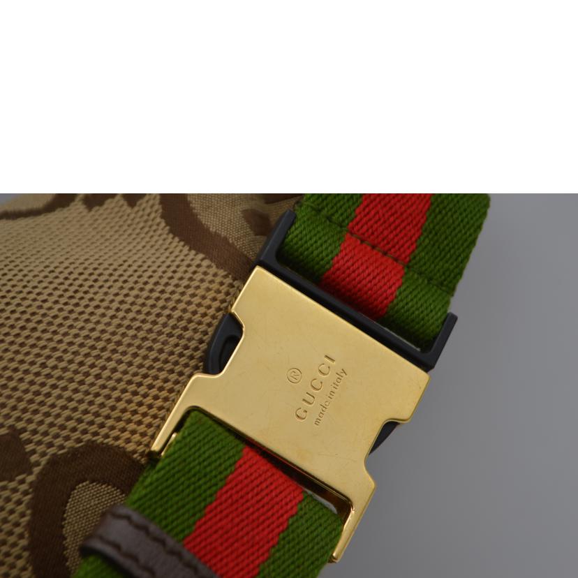 GUCCI グッチ/ジャンボGGキャンバスシェリーラインボディバッグ/696031//486***/ABランク/89