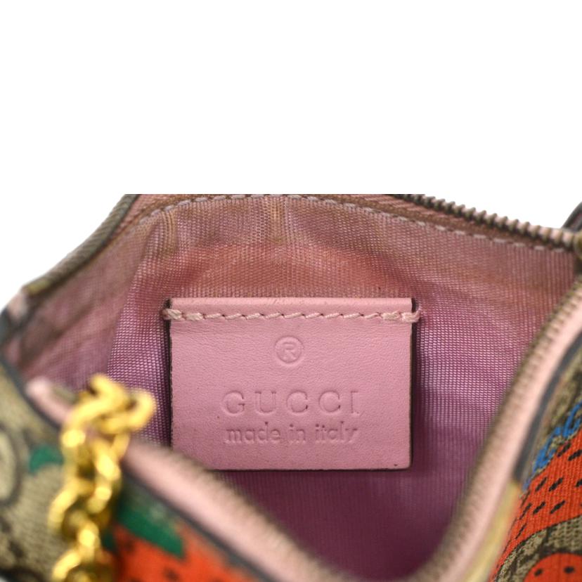 GUCCI グッチ/GGスプリームストロベリーコインケース/573841//Bランク/75