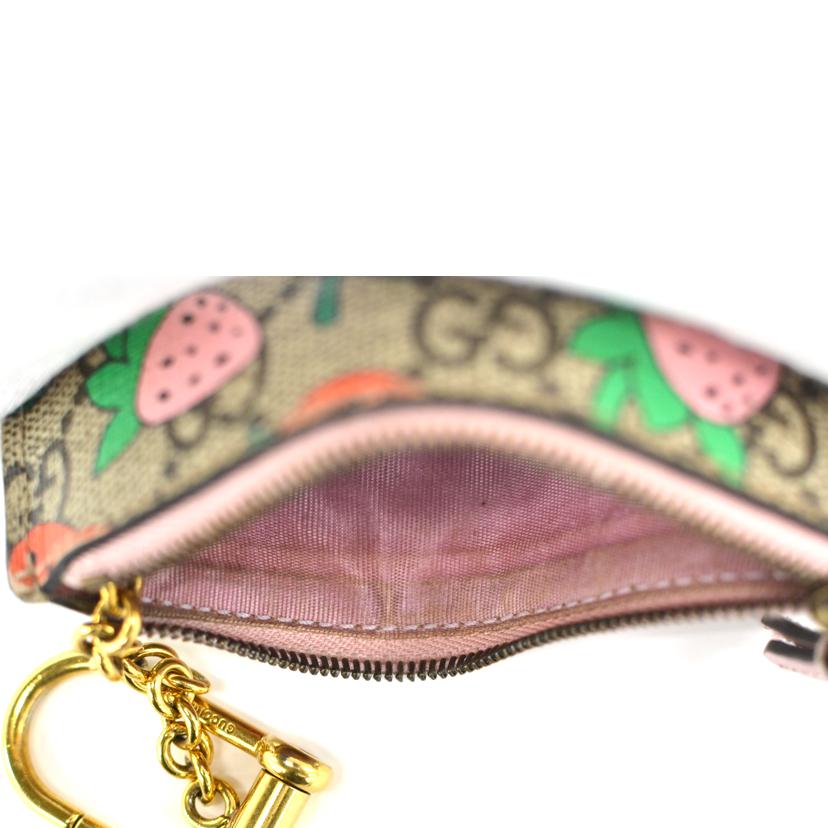 GUCCI グッチ/GGスプリームストロベリーコインケース/573841//Bランク/75