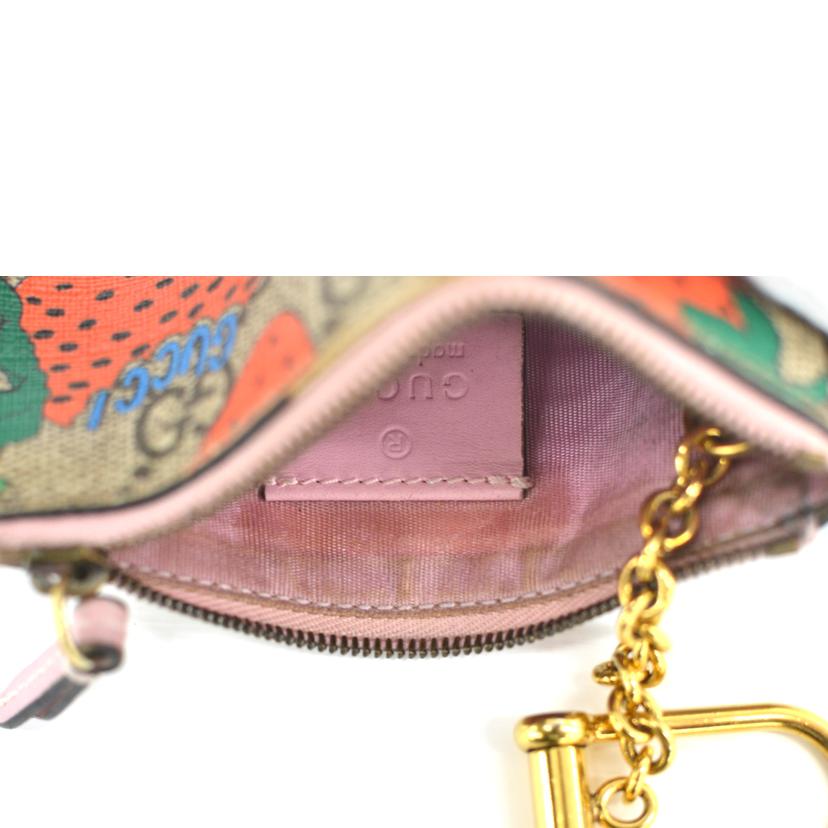 GUCCI グッチ/GGスプリームストロベリーコインケース/573841//Bランク/75