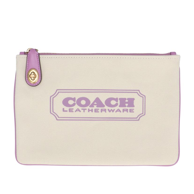 COACH コーチ/ストライプクラッチバッグ/F26071//A19**/Aランク/85