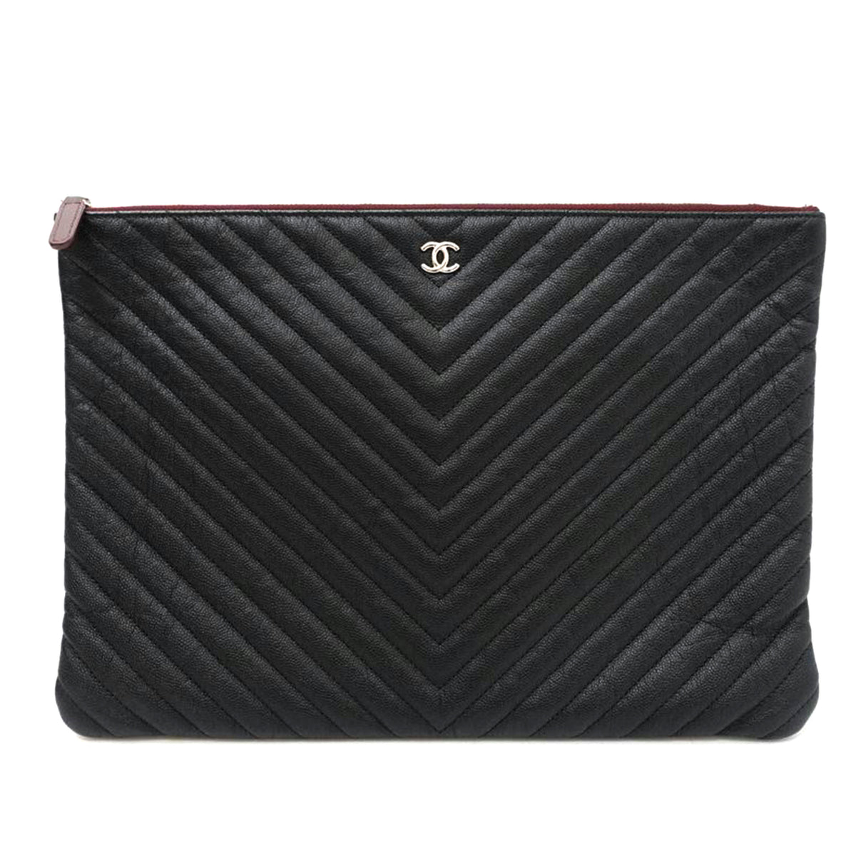 CHANEL シャネル/Vステッチクラッチバッグ//253*****/ABランク/88