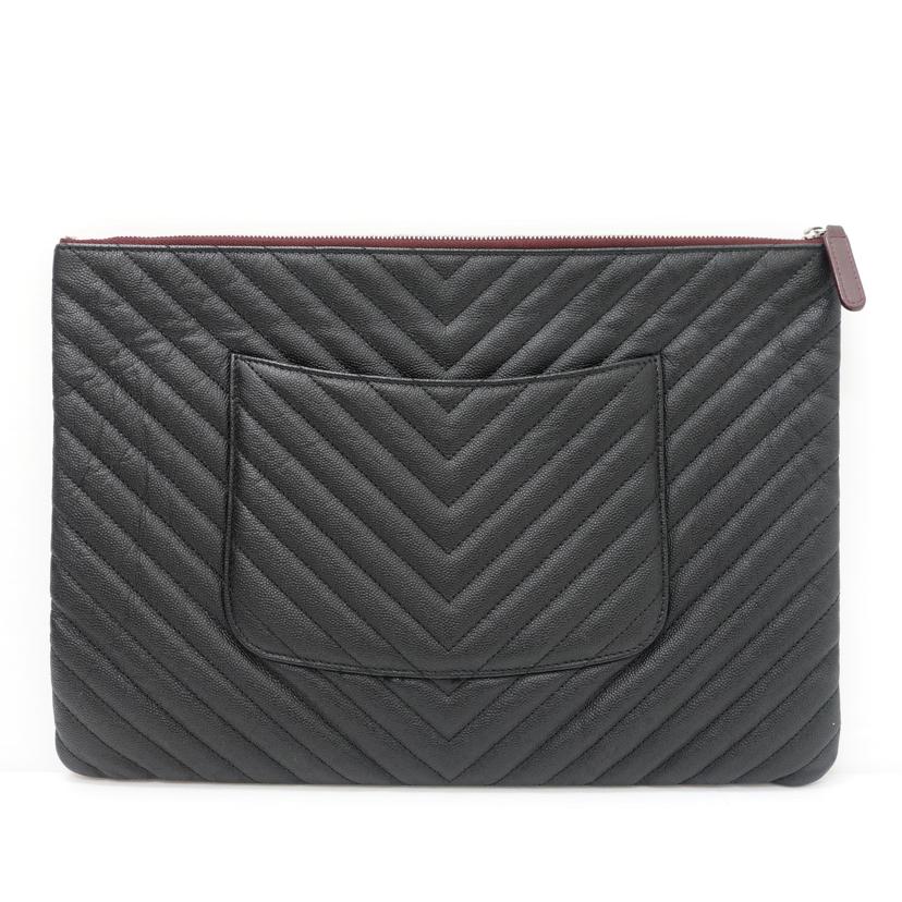 CHANEL シャネル/Vステッチクラッチバッグ//253*****/ABランク/88
