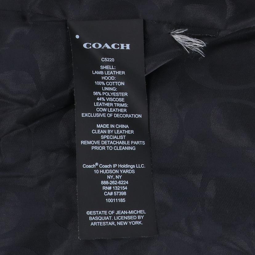 COACH コーチ/BASQUAT ライダースジャケット/C5220//サイス***/Aランク/91