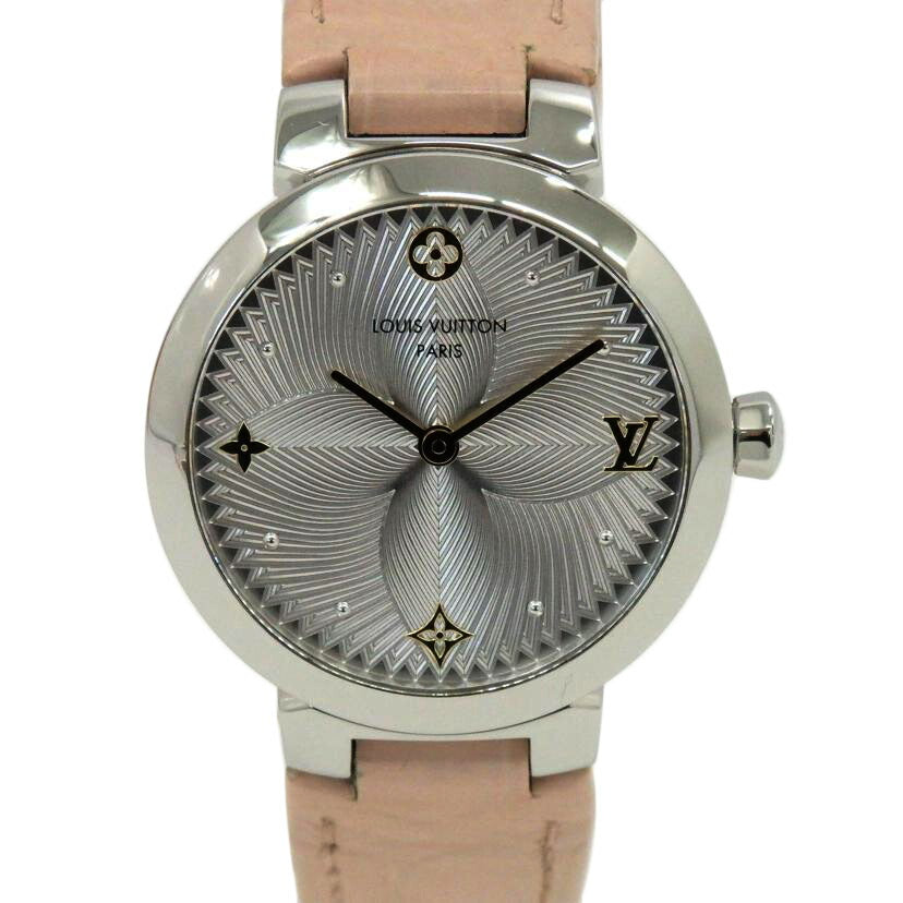 LV ルイ・ヴィトン/タンブール スリム メタリック・フラワーPM/クオーツ/QA014Z//TV6***/ABランク/77