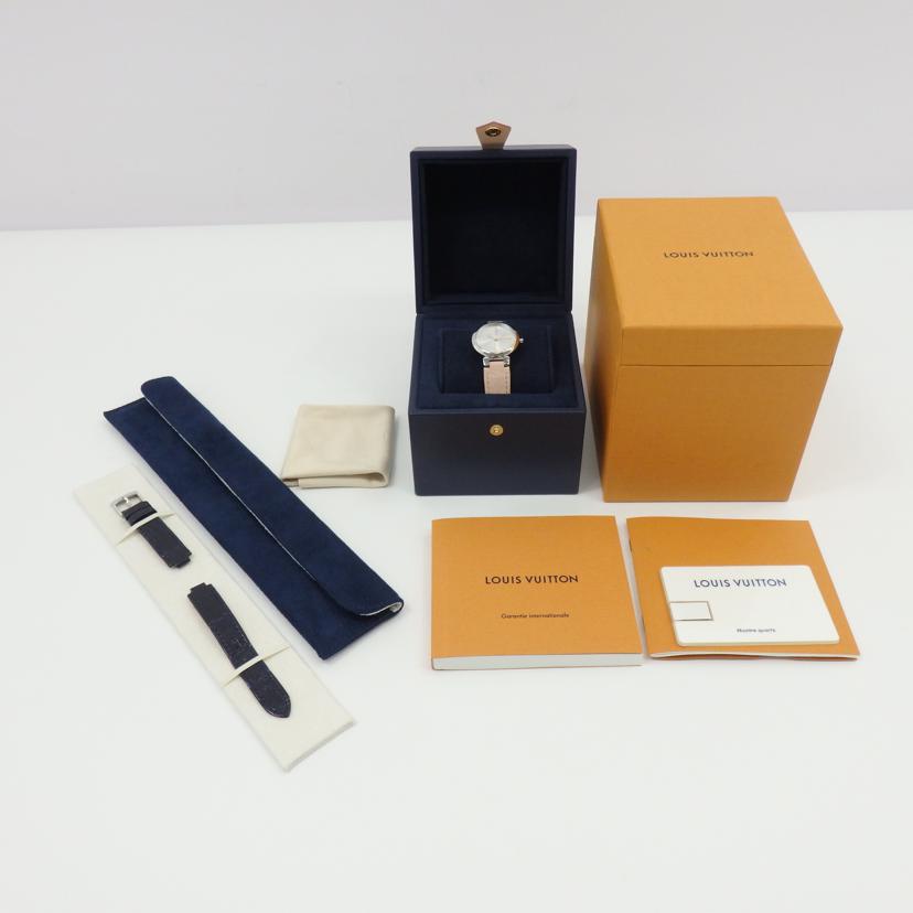 LV ルイ・ヴィトン/タンブール スリム メタリック・フラワーPM/クオーツ/QA014Z//TV6***/ABランク/77