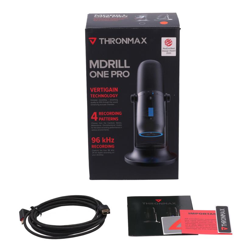 THRONMAX  スロンマックス/USBマイク/M2P Black//TM0442039/ABランク/62