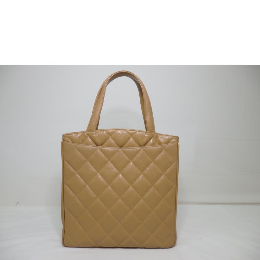CHANEL シャネル/マトラッセキャビアスキントート/ココマーク/ベージュ/ゴールド金具//シリア****/ABランク/84