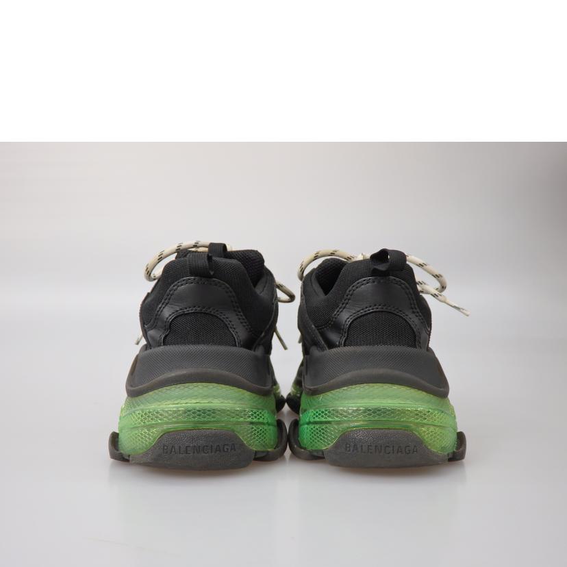 BALENCIAGA バレンシアガ/TRIPLE S TRAINERS/BLACK×GREEN/541624//ABランク/76