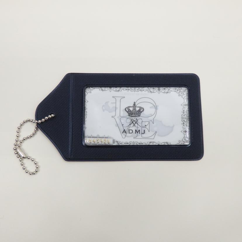 A.D.M.J エーディーエムジェー/レザー×ナイロン カモフラ柄トートバッグ//Aランク/77