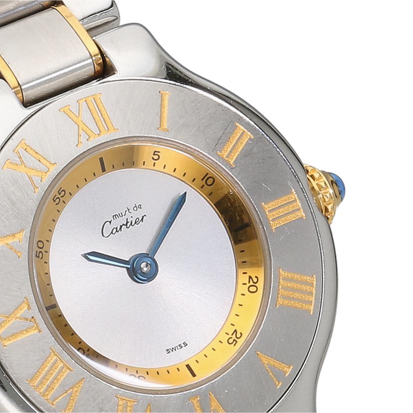 Cartier カルティエ/マスト21コンビYG×SS /レディースクオーツ/1340/W10073R6//PL1*****/Aランク/75