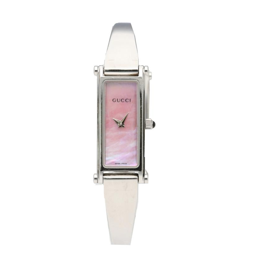 GUCCI グッチ/バングルスクエアクオーツ/ピンクシェル/1500L//088****/ABランク/91