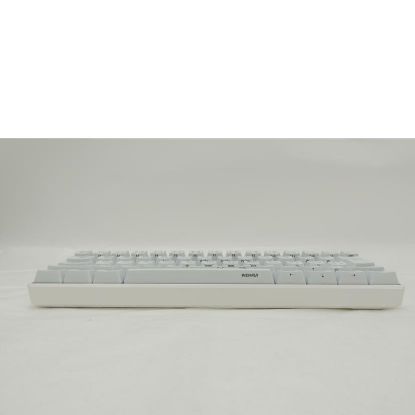 WENRUI ウェンルイ/メカニカルキーボード/WR063RD-WH//-/ABランク/69