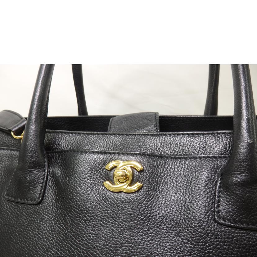 CHANEL シャネル/エグゼクティブトート/黒/ゴールド金具//133*****/ABランク/84