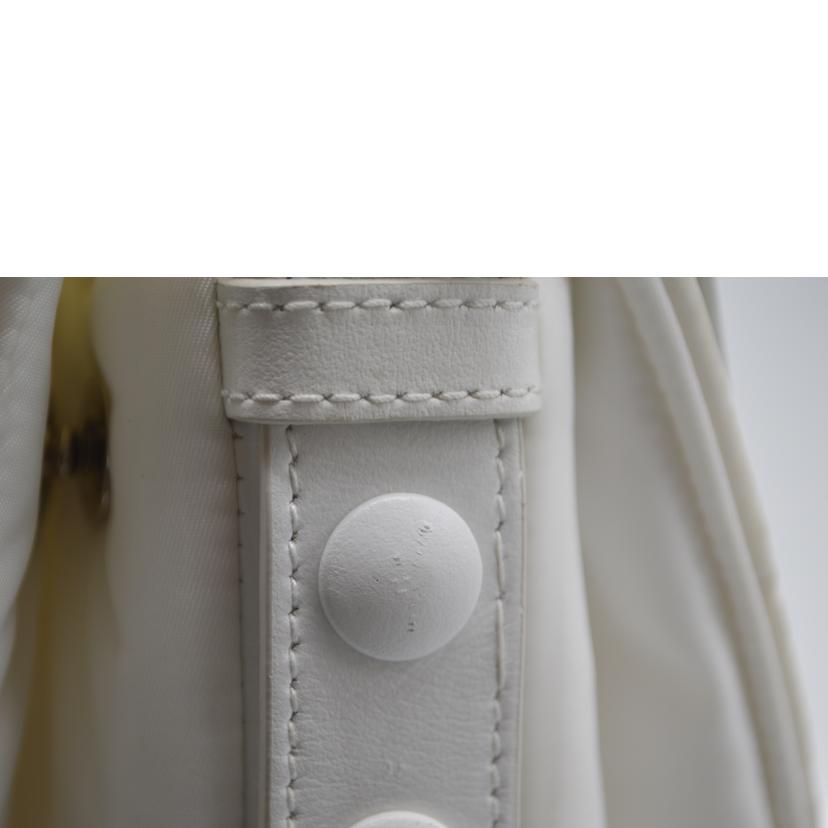 PRADA プラダ/Re-Nylonラージパデッドショルダー/ホワイト/1BD256//255******/ABランク/89
