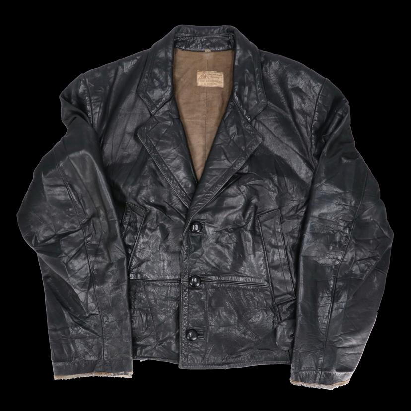 ERNST LICHTENBERG/70'sドイツ製レザージャケット//ABランク/82