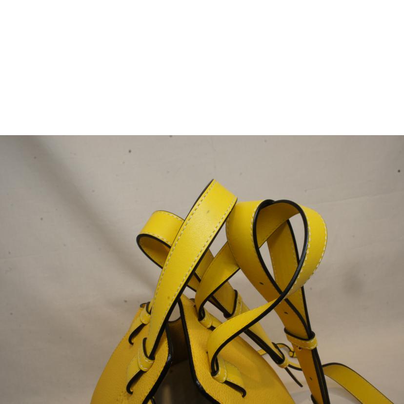 LOEWE ロエベ/ハンモックスモールイエロー/ドローストリング/314.12.Z95//Aランク/92