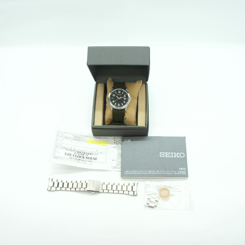 SEIKO/メンズ/ソーラー電波/7B72-0AA0//132***/Aランク/67
