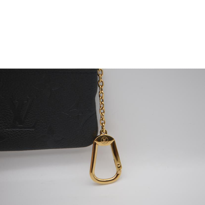 LV ルイヴィトン/ポシェット・クレ/モノグラム・アンプラント/ノワール/M80879//CT1***/Aランク/89