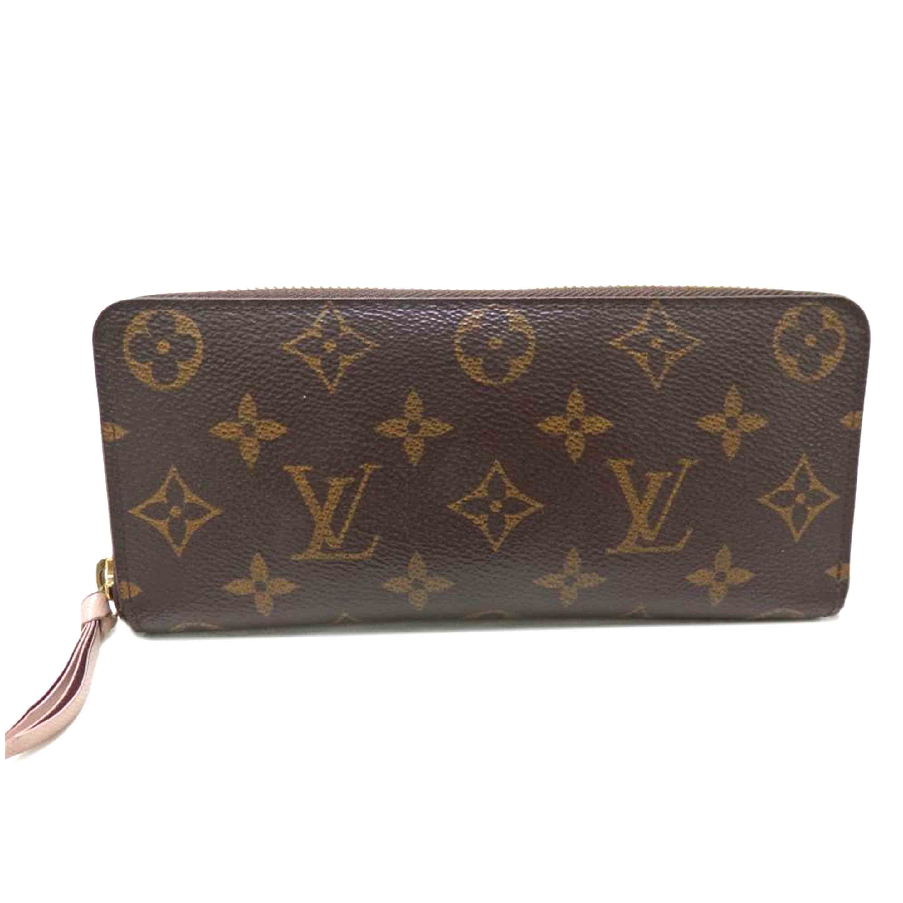 LV ルイヴィトン/ポルトフォイユ・クレマンス/モノグラム/ローズバレリーヌ/M61298//CA2***/Bランク/84